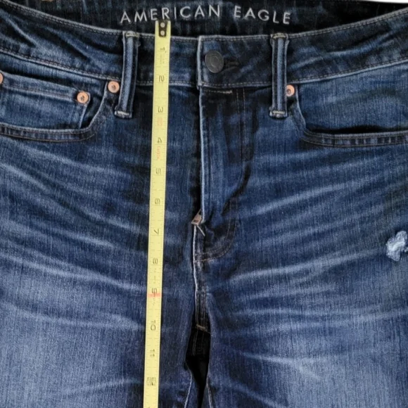 31x32 Airflex American Eagle Athletic Skinny Blue Jean Denim Men 31 x 32 31W 32L - Picture 9 of 11